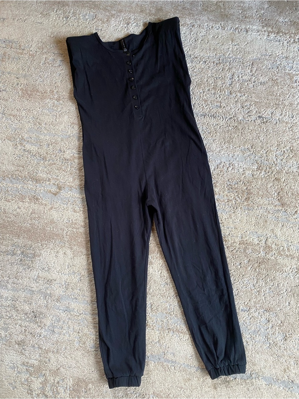 Smash & Tess x HILARY DUFF THE BANKS Romper in Midnight Black Jumpsuit Cotton